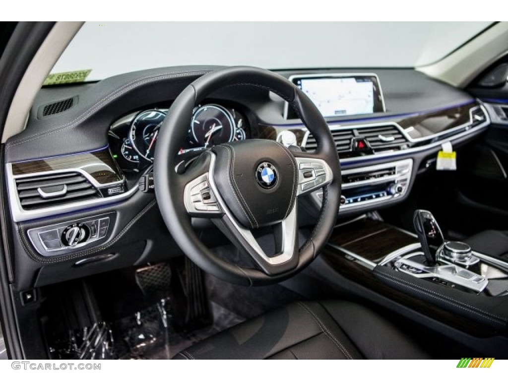 2018 7 Series 740e iPerformance xDrive Sedan - Black Sapphire Metallic / Black photo #5