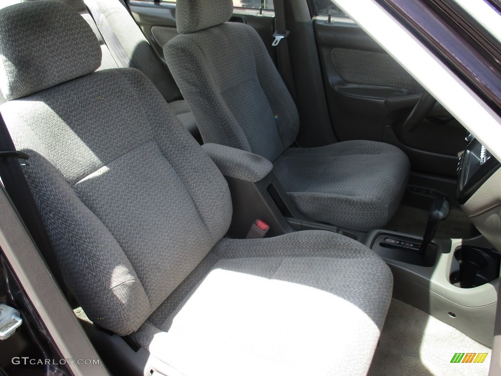 2000 Civic LX Sedan - Vintage Plum / Beige photo #17
