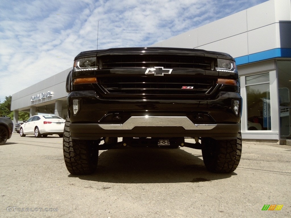 2017 Silverado 1500 LT Double Cab 4x4 - Black / Jet Black photo #3