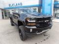 2017 Black Chevrolet Silverado 1500 LT Double Cab 4x4  photo #6