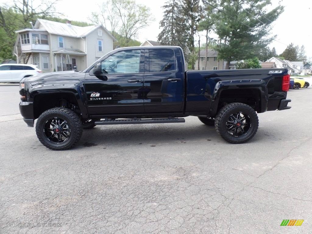 2017 Silverado 1500 LT Double Cab 4x4 - Black / Jet Black photo #10