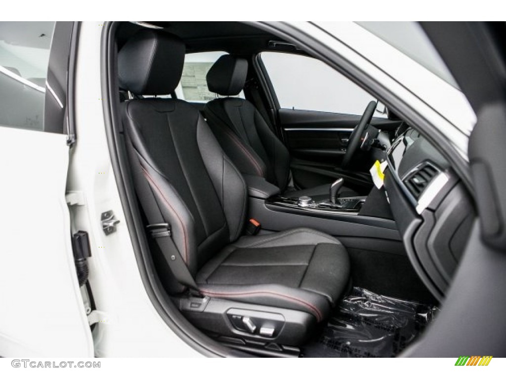2017 3 Series 330i Sedan - Alpine White / Black photo #2