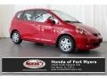 Milano Red 2008 Honda Fit Hatchback
