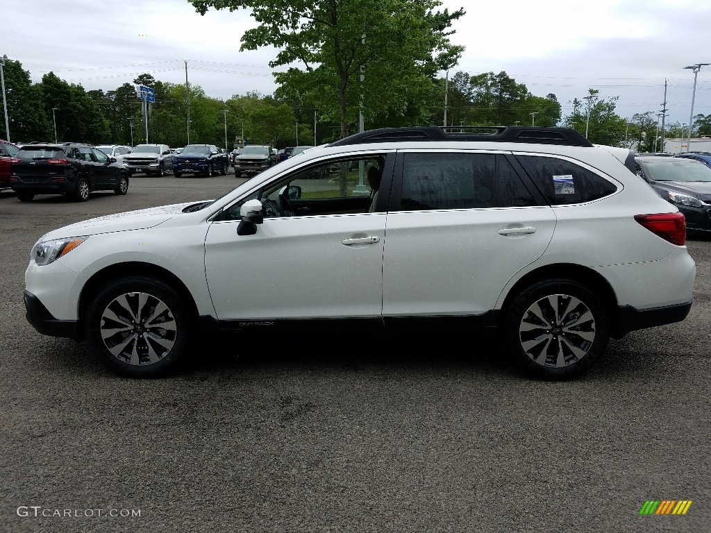 2017 Outback 2.5i Limited - Crystal White Pearl / Warm Ivory photo #3