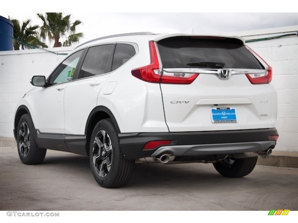 2017 CR-V Touring AWD - White Diamond Pearl / Black photo #2