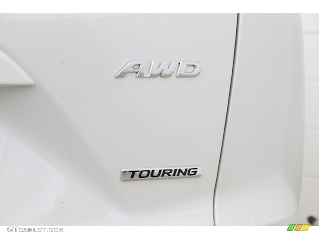 2017 CR-V Touring AWD - White Diamond Pearl / Black photo #4