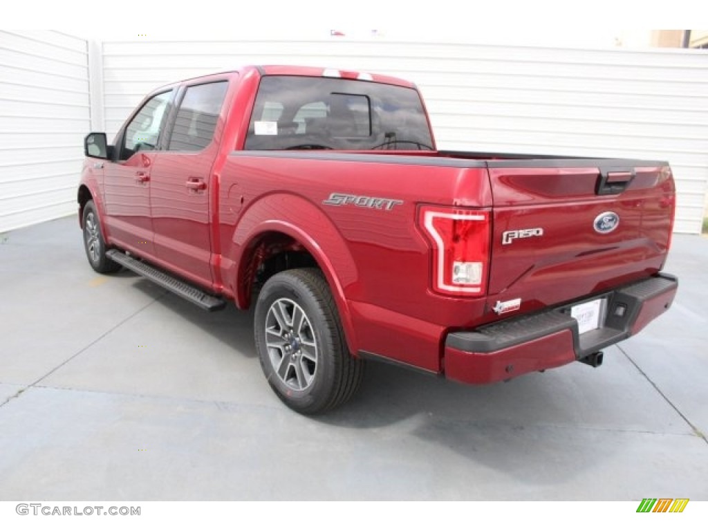 2017 F150 XLT SuperCrew - Ruby Red / Black photo #5