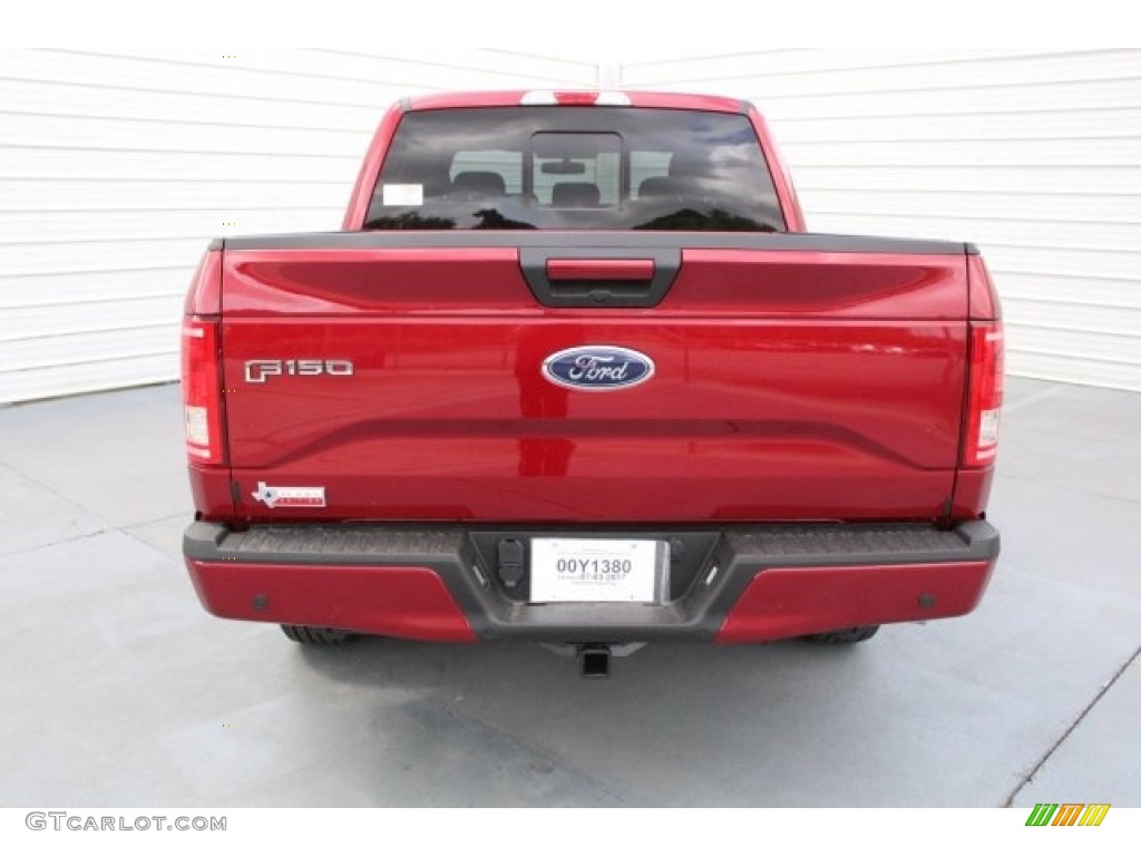 2017 F150 XLT SuperCrew - Ruby Red / Black photo #6