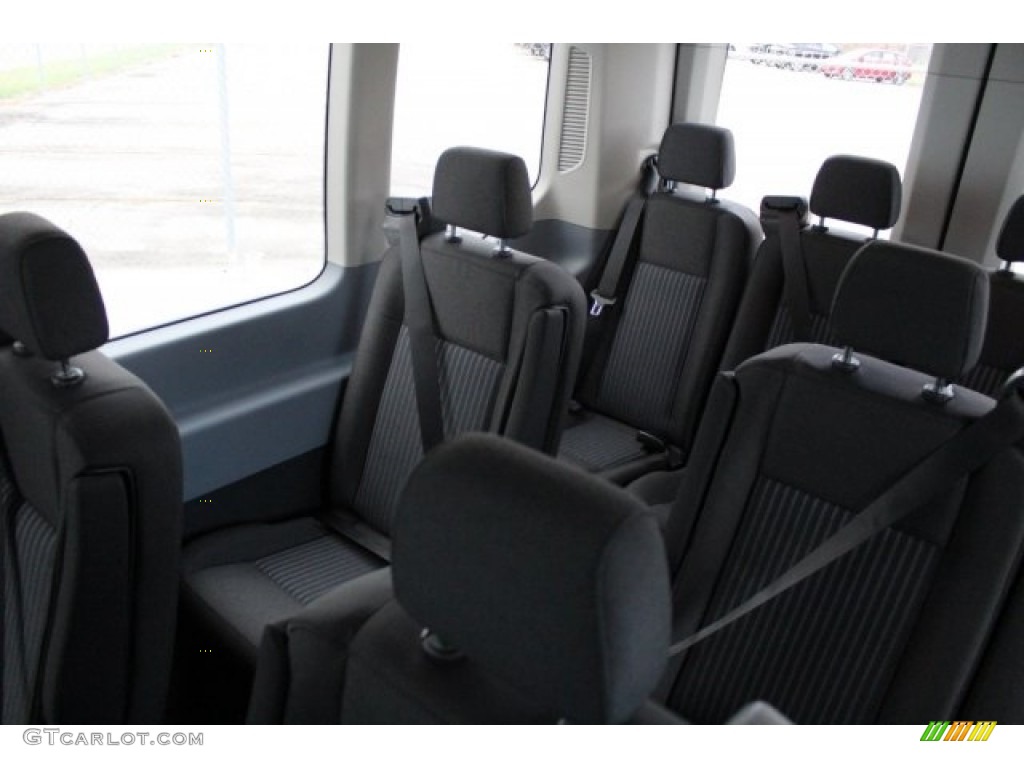 Charcoal Black Interior 2017 Ford Transit Wagon XLT 350 MR Long Photo #120605696