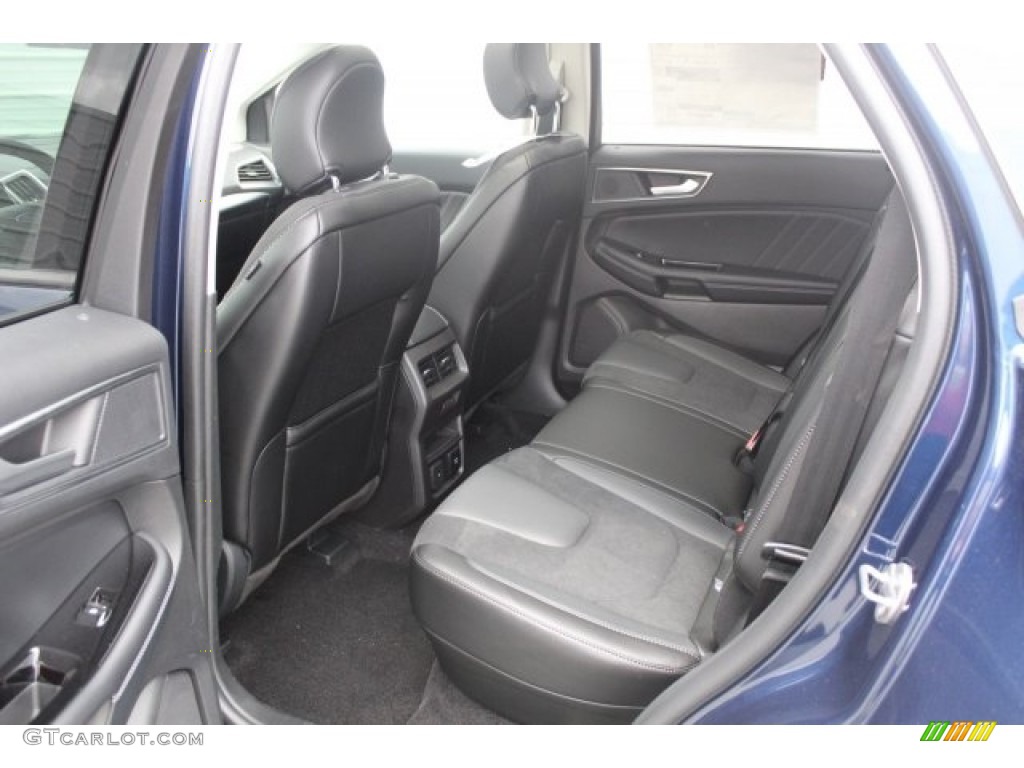 Ebony Interior 2017 Ford Edge Sport AWD Photo #120606737