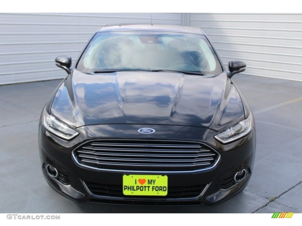 2014 Fusion Titanium - Tuxedo Black / Charcoal Black photo #2