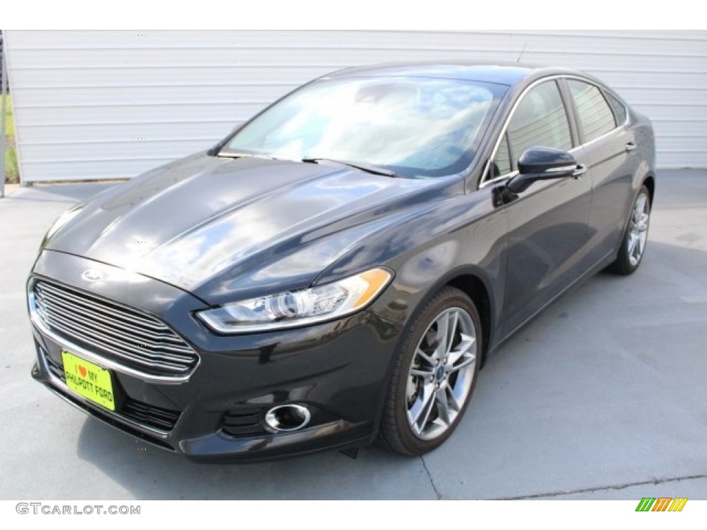2014 Fusion Titanium - Tuxedo Black / Charcoal Black photo #3