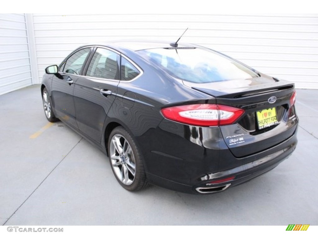 2014 Fusion Titanium - Tuxedo Black / Charcoal Black photo #4