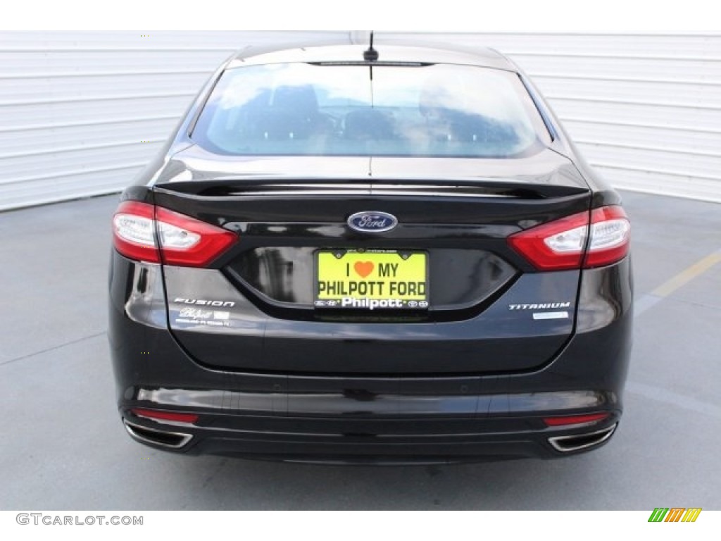 2014 Fusion Titanium - Tuxedo Black / Charcoal Black photo #5
