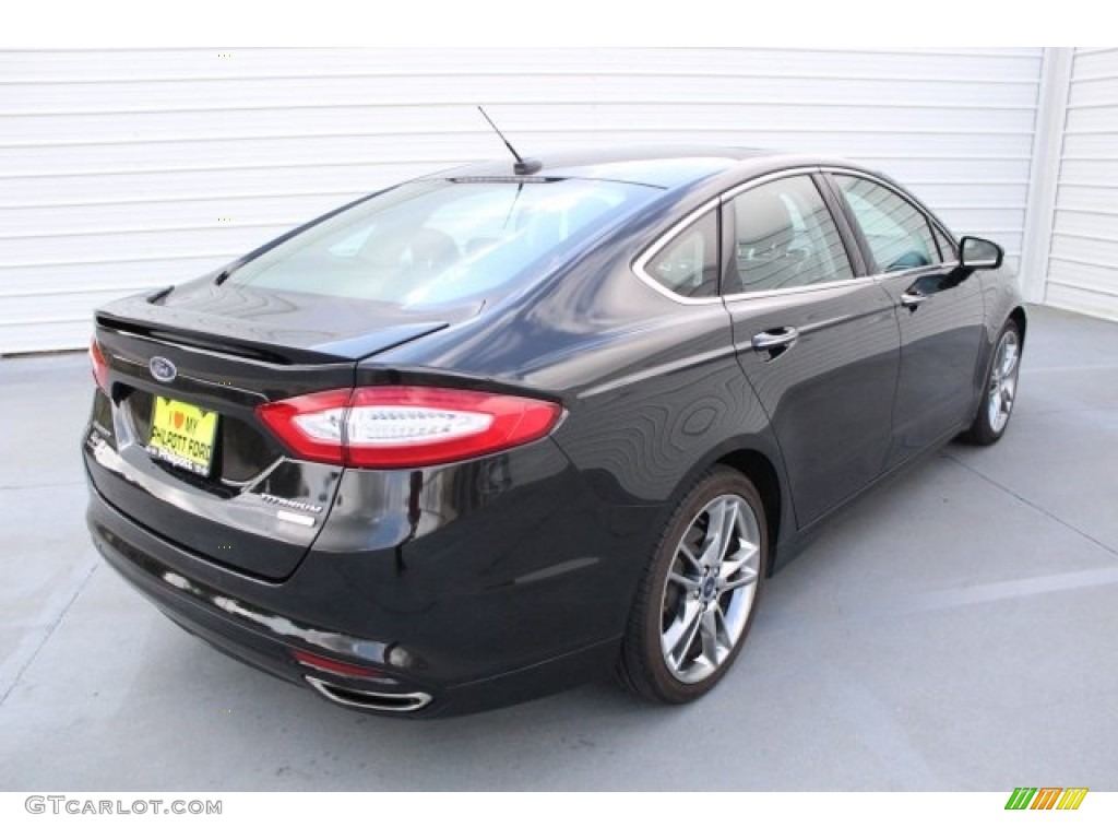 2014 Fusion Titanium - Tuxedo Black / Charcoal Black photo #6