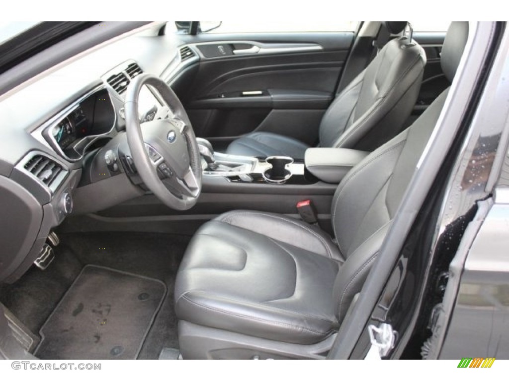 2014 Fusion Titanium - Tuxedo Black / Charcoal Black photo #13