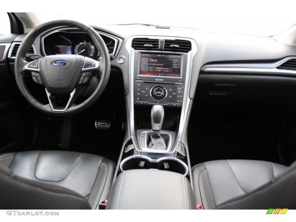 2014 Fusion Titanium - Tuxedo Black / Charcoal Black photo #24
