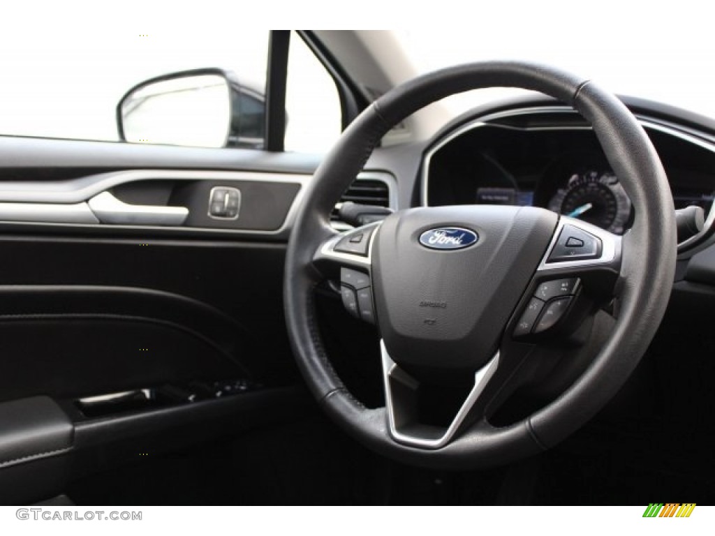 2014 Fusion Titanium - Tuxedo Black / Charcoal Black photo #25