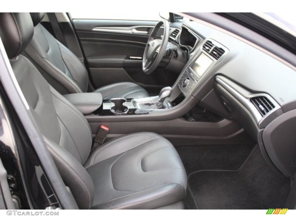 2014 Fusion Titanium - Tuxedo Black / Charcoal Black photo #31