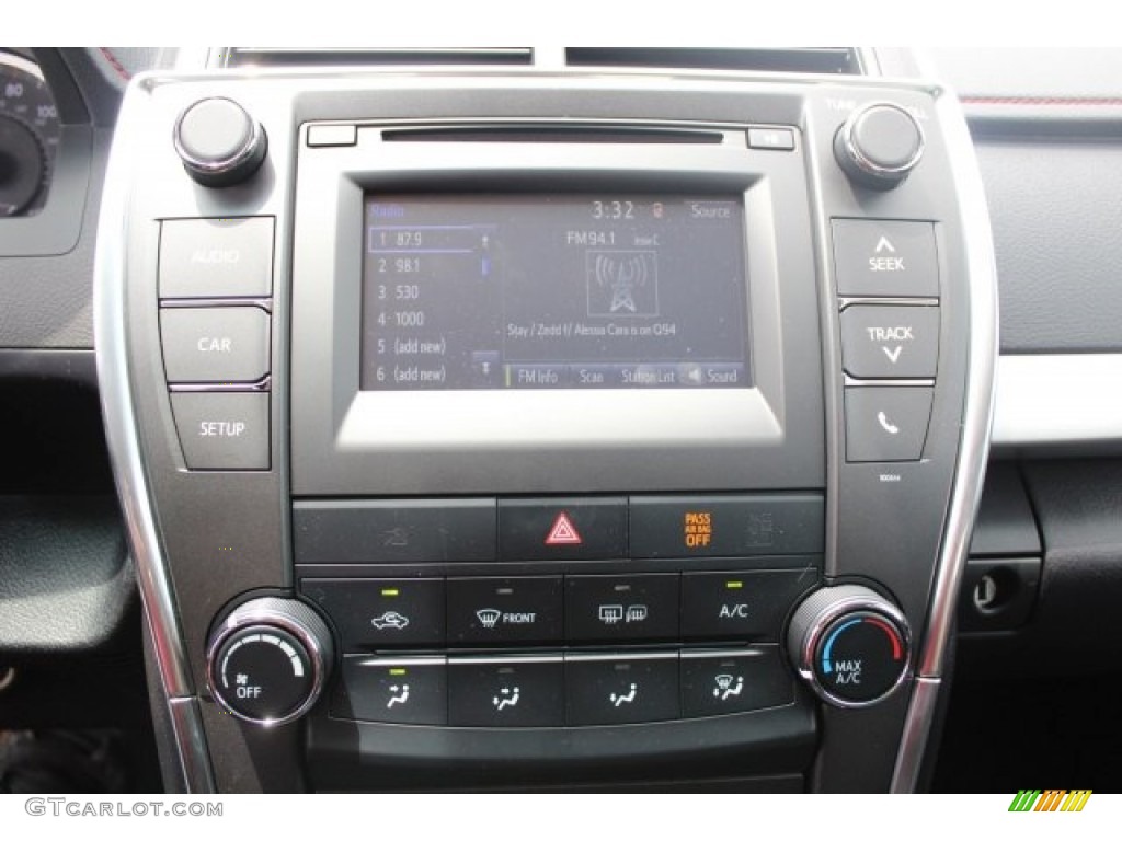 2017 Camry SE - Cosmic Gray Mica / Black photo #13