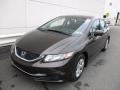 Kona Coffee Metallic - Civic LX Sedan Photo No. 9