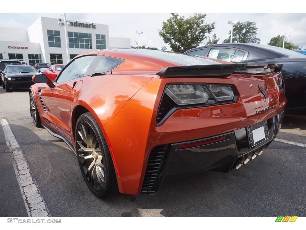2016 Corvette Z06 Coupe - Daytona Sunrise Orange Metallic / Jet Black photo #2