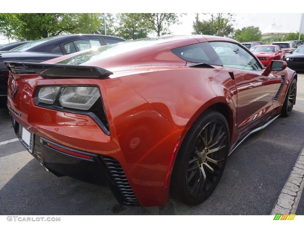 2016 Corvette Z06 Coupe - Daytona Sunrise Orange Metallic / Jet Black photo #3