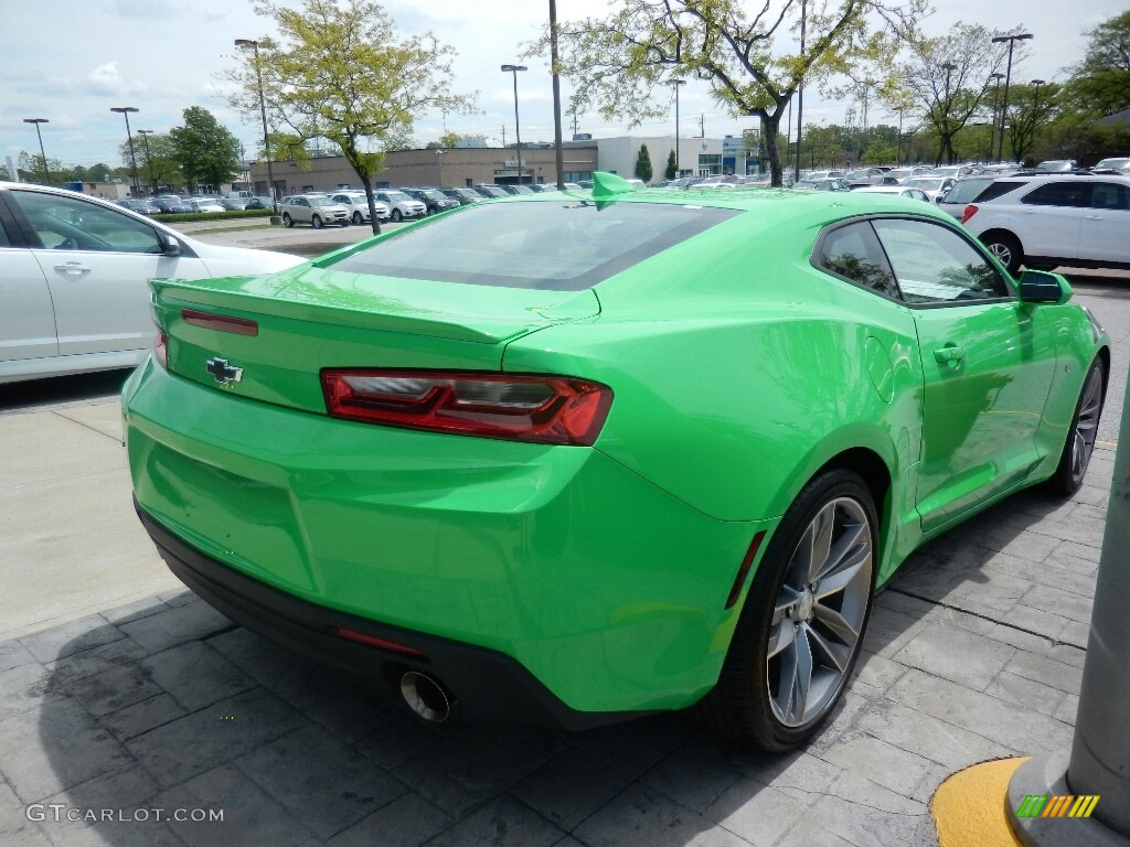 2017 Camaro LT Coupe - Krypton Green / Jet Black photo #5