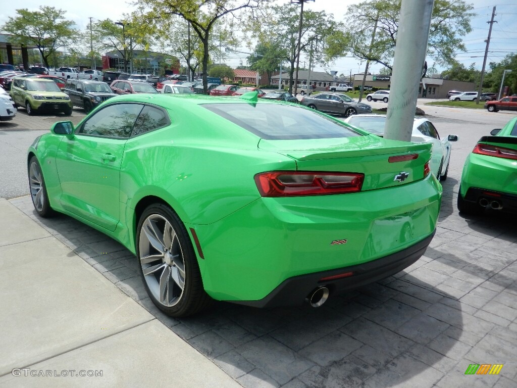 2017 Camaro LT Coupe - Krypton Green / Jet Black photo #6
