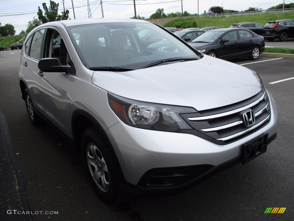 2014 CR-V LX AWD - Alabaster Silver Metallic / Gray photo #7