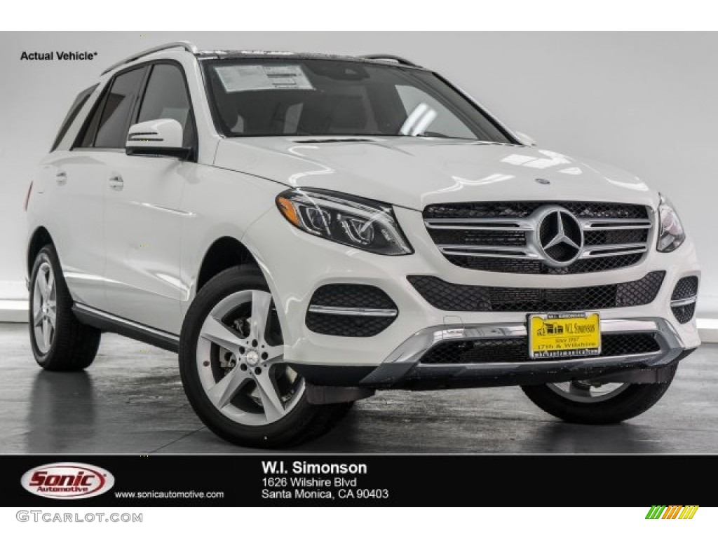 2017 GLE 350 4Matic - Polar White / Black photo #1