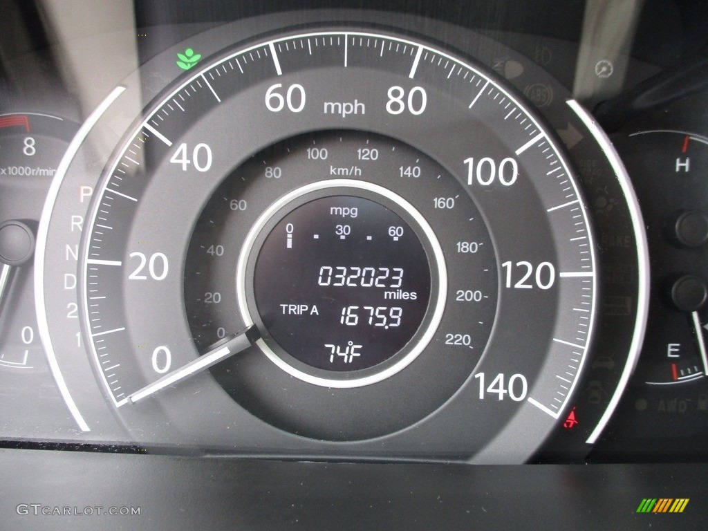 2014 CR-V LX AWD - Alabaster Silver Metallic / Gray photo #20