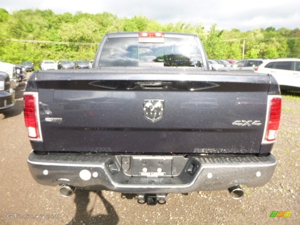 2017 1500 Laramie Crew Cab 4x4 - Maximum Steel Metallic / Black photo #3