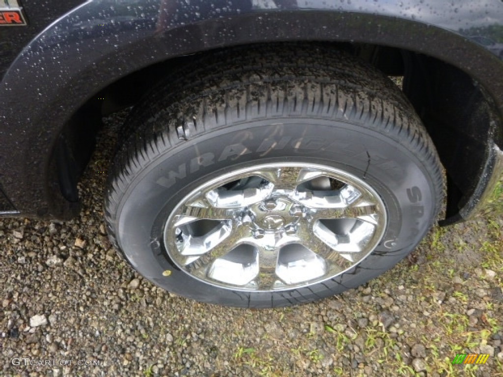 2017 1500 Laramie Crew Cab 4x4 - Maximum Steel Metallic / Black photo #8