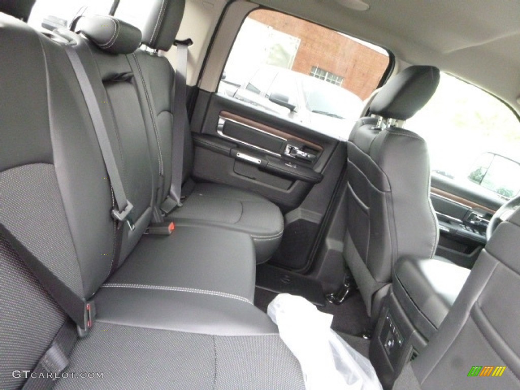 2017 1500 Laramie Crew Cab 4x4 - Maximum Steel Metallic / Black photo #9