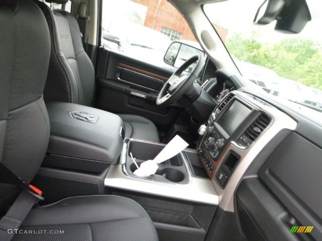 2017 1500 Laramie Crew Cab 4x4 - Maximum Steel Metallic / Black photo #11