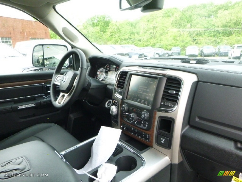 2017 1500 Laramie Crew Cab 4x4 - Maximum Steel Metallic / Black photo #12