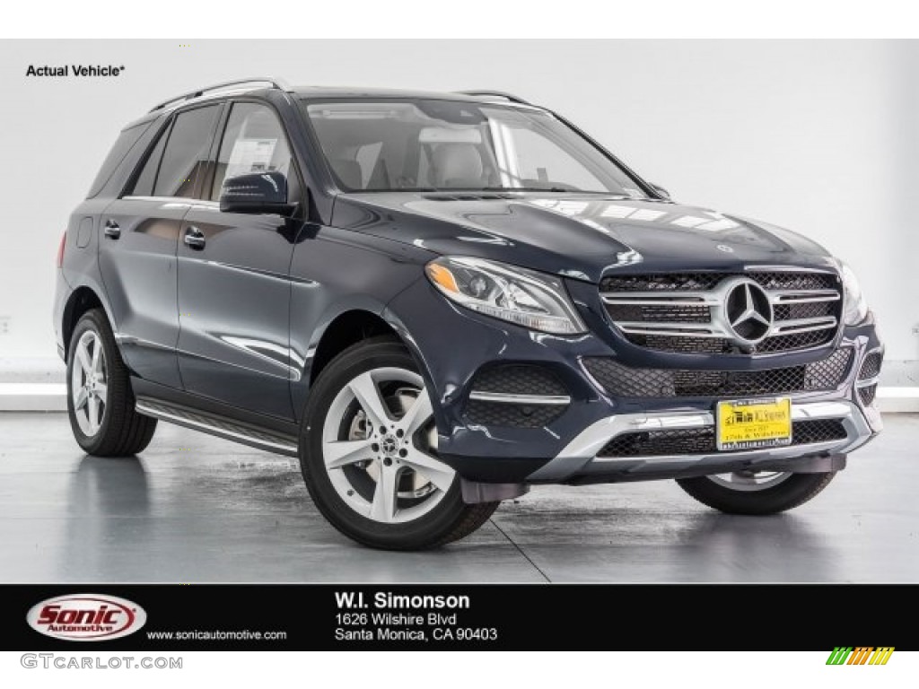 2017 GLE 350 - Lunar Blue Metallic / Ginger Beige/Espresso Brown photo #1