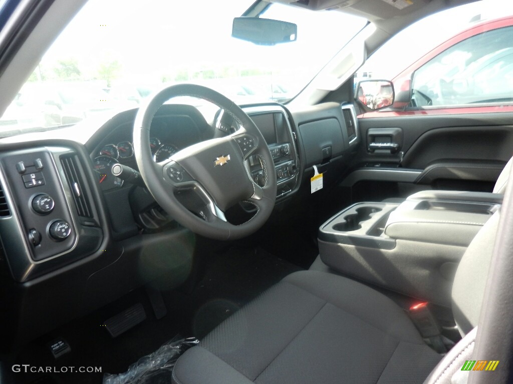 2017 Silverado 1500 LT Double Cab 4x4 - Deep Ocean Blue Metallic / Jet Black photo #7