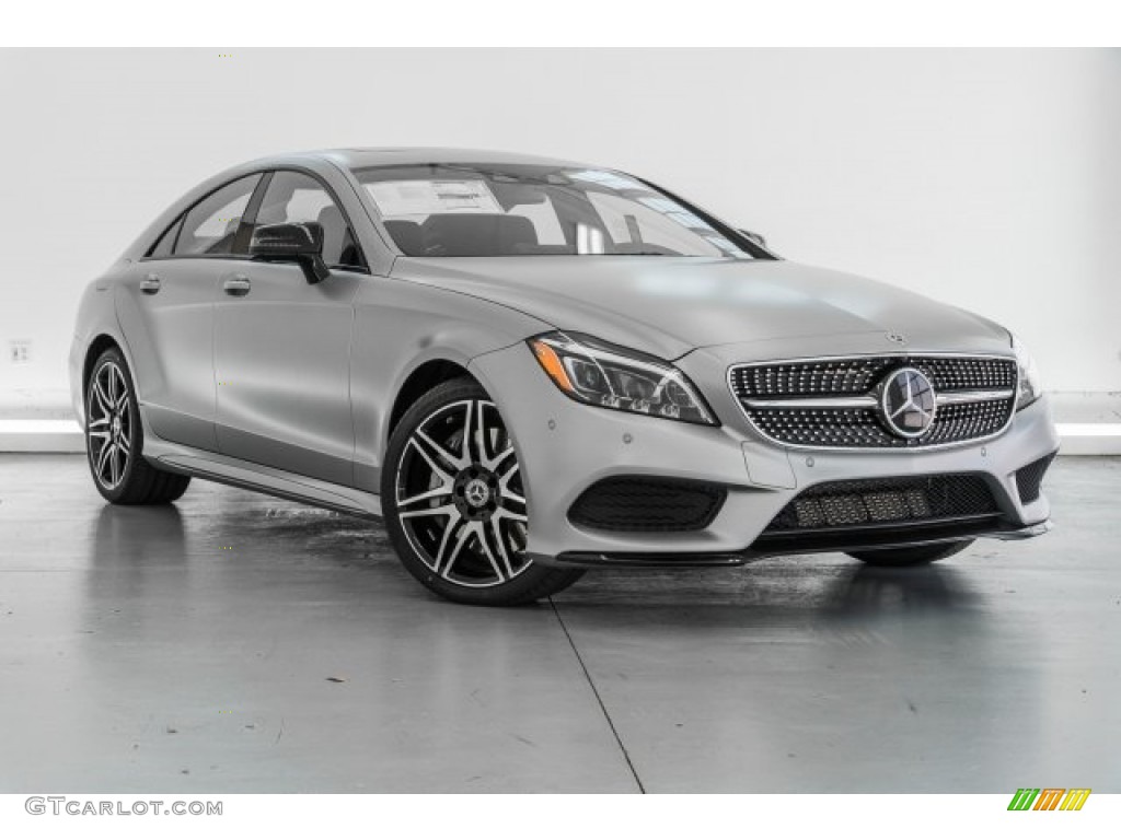designo Magno Alanite Grey (Matte) 2017 Mercedes-Benz CLS 550 Coupe Exterior Photo #120611295