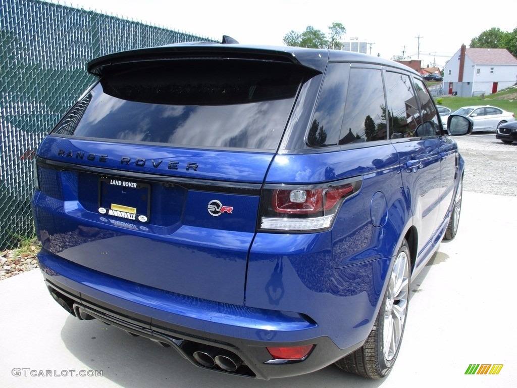 2017 Range Rover Sport SVR - Estoril Blue / Ebony/Ebony photo #4