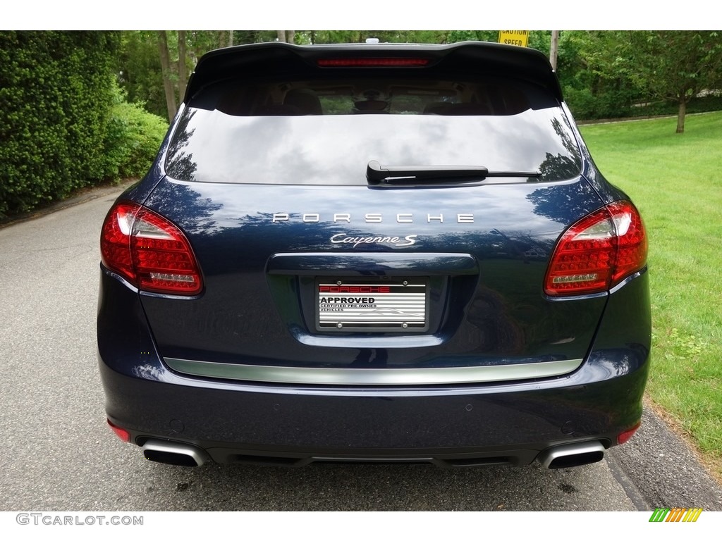 2014 Cayenne S Hybrid - Dark Blue Metallic / Luxor Beige photo #5