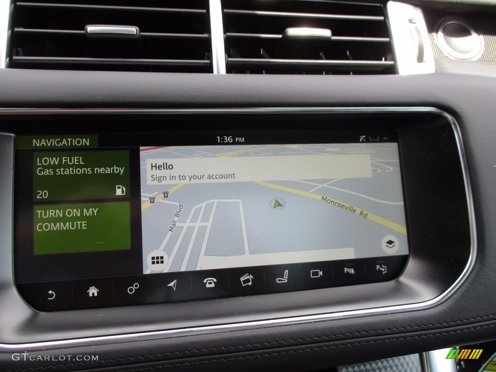 2017 Land Rover Range Rover Sport SVR Navigation Photo #120612180