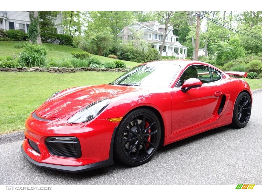 2016 Cayman GT4 - Guards Red / Black photo #1