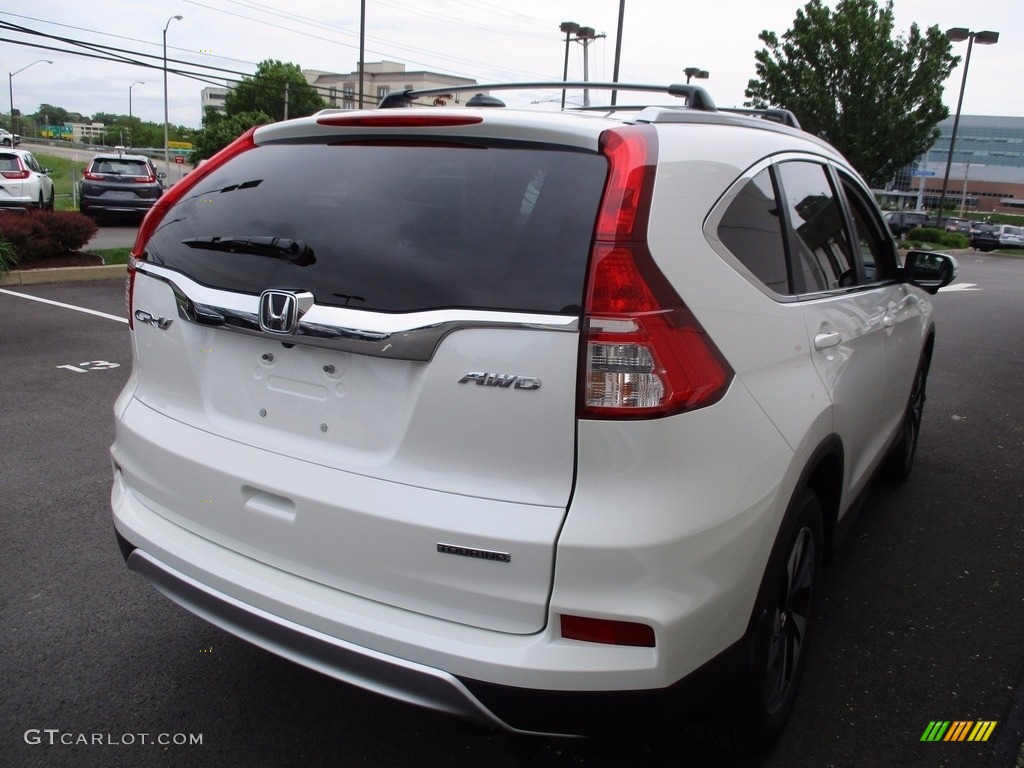 2016 CR-V Touring AWD - White Diamond Pearl / Beige photo #6