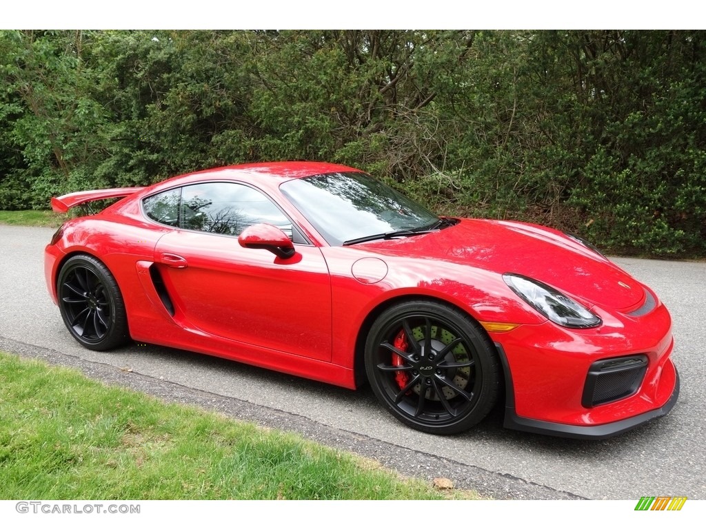 Guards Red 2016 Porsche Cayman GT4 Exterior Photo #120612708