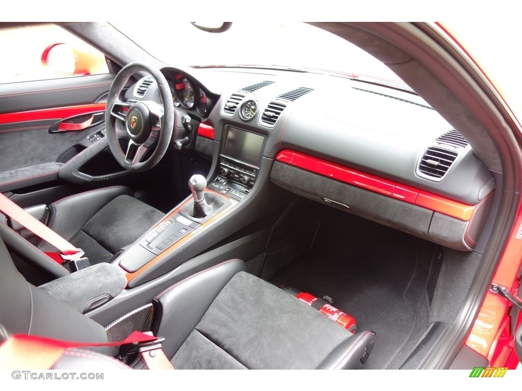 2016 Porsche Cayman GT4 Black Dashboard Photo #120612840