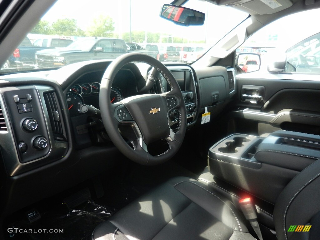 2017 Silverado 1500 LT Double Cab 4x4 - Black / Jet Black photo #7