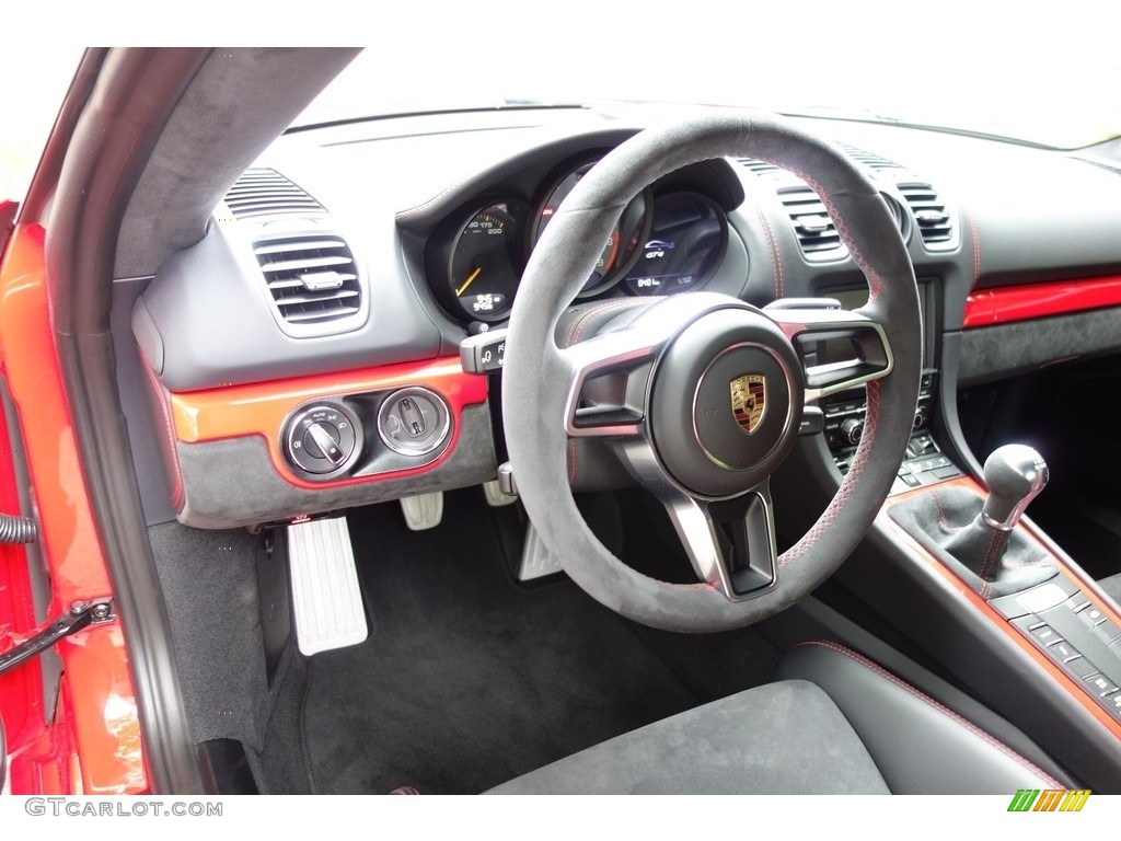 2016 Porsche Cayman GT4 Black Dashboard Photo #120612954