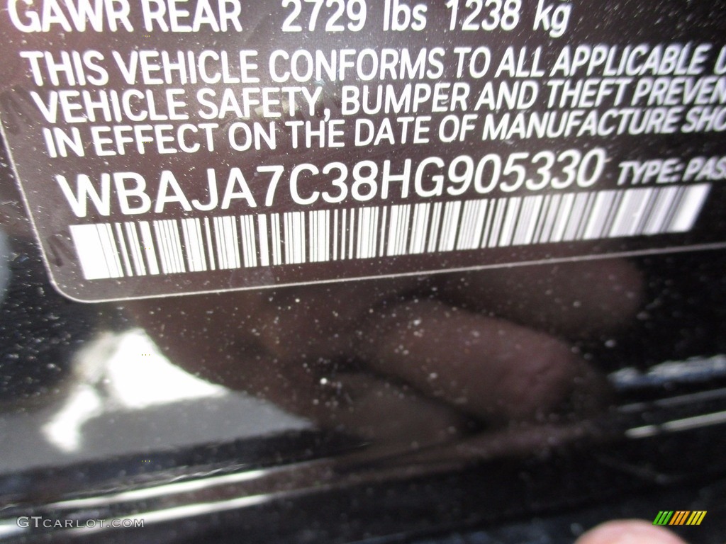 2017 5 Series 530i xDrive Sedan - Jet Black / Black photo #19